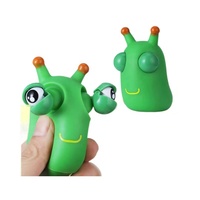 Mignon insecte à yeux bouffants qui fixe, gadget anti-stress à presser et à câliner, boule de décompression virale, pas un jouet