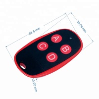 Universal de reemplazo remoto inalámbrico controlfor puerta 433mhz