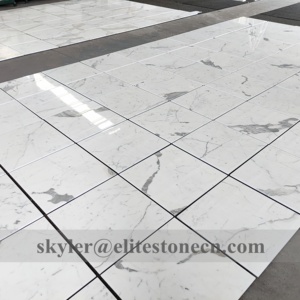 Baldosas de Mármol Calacatta <span class=keywords><strong>Oliva</strong></span> Pulido 24x24, Baldosas de Piedra Natural para Paredes y Pisos de Baños - Product Image 2