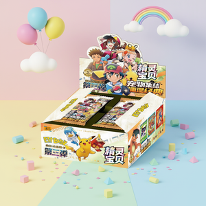 YQ Carta Pokemoned Cards <span class=keywords><strong>Booster</strong></span> Box Eif Baby 3.0 Unofficial Fan Art Packs Mystery Boxes Toys Wholesale Collectible Tcg Cards - Product Image 1