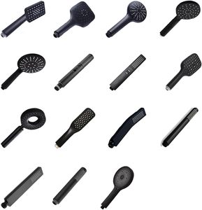 Pommeau de douche à main avec interrupteur rotatif à trois fonctions et accessoires de tuyau de douche, articles sanitaires - Product Image 2