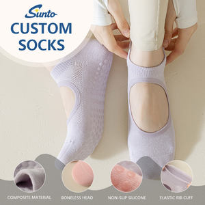Chaussettes de yoga et de Pilates antidérapantes de haute qualité pour femmes, vente en gros d'usine, nouvelle collection - Product Image 1