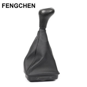 FENGCHEN – couvercle de pommeau de levier de vitesse en cuir, pour Mercedes-Benz W202, transmission manuelle à 5 ou 6 vitesses - Product Image 1