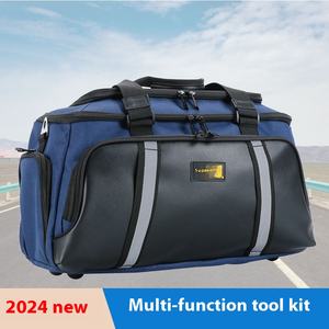 Bolsa de Herramientas de Lona Gruesa Personalizada, Multifuncional, Portátil, Resistente al Desgaste, con Cremallera, para Hombre, para Herramientas de Uso Especial - Product Image 3