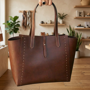 Bolso de Mano de Cuero Genuino para Mujer, con Correa Cruzada, Gran Capacidad, Suave, Duradero, con Cierre, Impermeable, Venta Caliente - Product Image 5