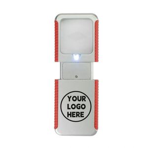Custom Logo LED <b>Slide</b> Out Magnifier, Portable Compact Reading Glass, Ideal Corporate Giveaway & Trade Show Item - Product Image 5