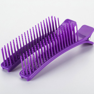 Pince à cheveux double couche avec dents, outil professionnel de salon pour le coiffage, la permanente et la coloration - Product Image 3