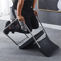 Chaise de conférence multifonctionnelle confortable pour le mobilier de bureau, chaise empilable pour la réception, chaise de formation pour salle de réunion