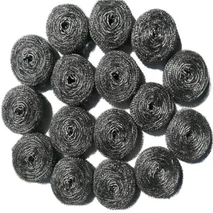 Daily Household Items Cleaning Tools Stainless Steel Sponges Scouring Pad Wire Ball