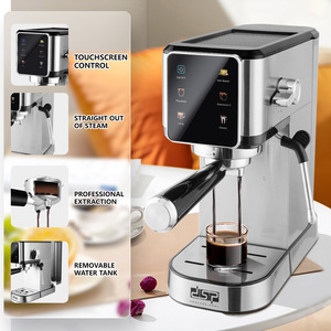 Machine à café professionnelle DSP 1,8 L, machine à expresso semi-automatique à vapeur, acier inoxydable, usage domestique - Product Image 3