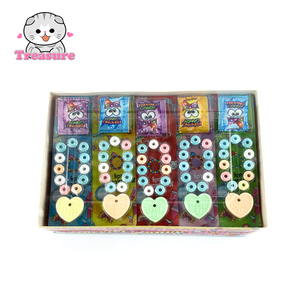 Venta al por mayor mezcla de sabores coloridos Venta caliente fruta pulsera caramelo dulce prensa caramelo con hacer estallar caramelo - Product Image 5