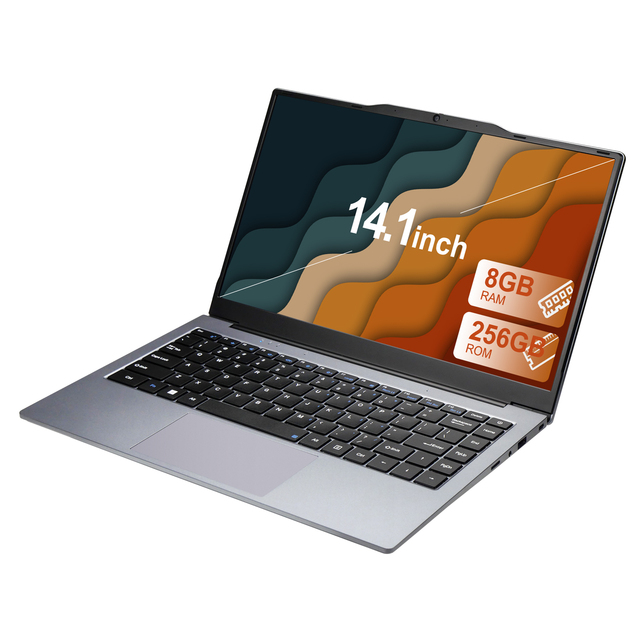 Wholesale 14.1 Inch Ultrathin Laptop Intel N4000 8GB RAM 256GB 512GB SSD IPS Screen New in Stock Personal Home Laptop