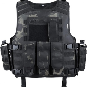 เสื้อกั๊กยุทธวิธีแบบโมลล์ คุณภาพสูง ผลิตตามสั่ง ขายส่ง ปรับขนาดได้ สีเขียว พร้อมอุปกรณ์เสริมที่ถอดออกได้ - Product Image 3