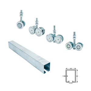 Carril deslizante de alta resistencia, <span class=keywords><strong>herrajes</strong></span> <span class=keywords><strong>para</strong></span> puerta corredera - Product Image 4