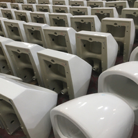 Vente en gros usine : Urinoirs sanitaires en céramique portables anti-débordement à capteur pour hommes, pour hôtels et lieux publics