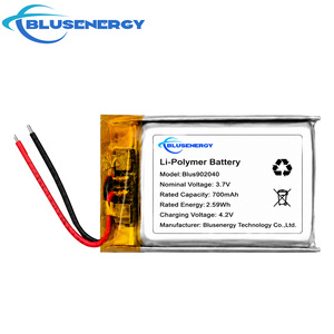 แบตเตอรี่ลิเธียมโพลิเมอร์ BLUSENERGY 3.7V 700mAh รุ่น Blus902040 สำหรับอุปกรณ์อิเล็กทรอนิกส์สำหรับผู้บริโภค - Product Image 1