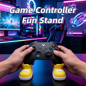 Supporto per Controller di Gioco a Forma di Scarpa Stampato in 3D, Stand Universale per Gamepad, Accessorio da Gaming da Scrivania, Decorazione per la Casa Senza Marca - Product Image 3