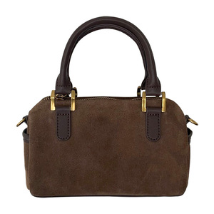 กระเป๋าสะพายข้างสไตล์เกาหลีย้อนยุคหนังกลับสีโกโก้ปิดซิปใช้ได้ทุกวันกระเป๋าสะพายไหล่ผู้หญิง - Product Image 4