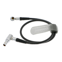 Câbles Alvin's Cables Teradek Bond ARRI Alexa, câble d'alimentation 2 broches mâle à angle droit vers 2 broches 12V 45cm