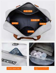 Bolsa de Deporte de Nailon de Gran Capacidad Unisex Personalizada 2025, Impermeable, con Separación para Seco y Húmedo, para Gimnasio - Product Image 2