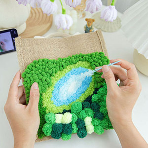 Kit de Bordado con Aguja Mágica para Hacer Bolsos, para Principiantes, Adultos y Niños, con Instrucciones Fáciles y Video Tutorial - Product Image 3