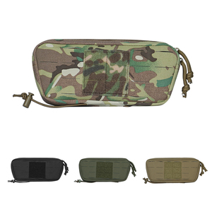 Tactical MOLLE <b>Sunglasses</b> <b>Case</b> with Belt Clip Portable Eyewear Pouch <b>for</b> Outdoor Hiking Cycling Tactical Medical Storage Bag - Product Image 4