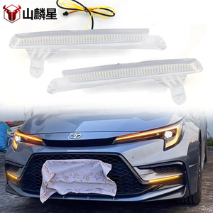 Feux de jour à LED blancs et jaunes bicolores pour Toyota Corolla Hybrid Sport Edition 2023 - Product Image 1