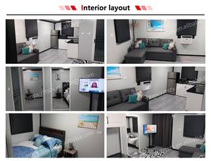 可扩展移动房屋2 3卧室20英尺40英尺预制便携式折叠房屋模块化预制可扩展集装箱房屋 - Product Image 3