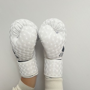<span class=keywords><strong>Guantoni</strong></span> da <span class=keywords><strong>Boxe</strong></span> in Pelle PU di Alta Qualità con Logo Personalizzato Motivo Occhio di Gatto Bianco 4oz 6oz 8oz 10oz 12oz 14oz - Product Image 5