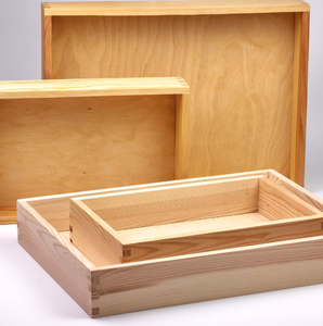 Plateaux sensoriels en bois (plusieurs sections) - Product Image 1