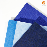 Panneau acoustique en polyester EN13501 -LS, panneaux acoustiques muraux écologiques en PET, panneau acoustique de plafond insonorisant en polyester