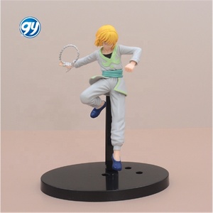 3 Modelli Hunter X Hunter GON FREECSS Anime Action Figure <span class=keywords><strong>Killua</strong></span> Zoldyck in PVC, Modellino Kurapika, Ornamento Artigianale in Plastica - Product Image 4