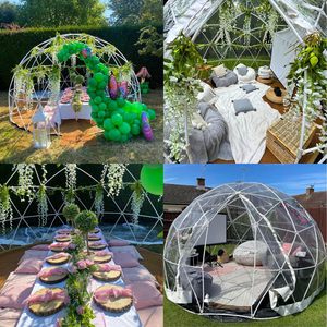 Cúpula de jardim ao ar livre, barraca de cúpula de PVC com cúpula de bolhas, barraca de bolhas de jardim com efeito de inverno à prova de intempéries, gazebos, casa de jardim para quintal - Product Image 6