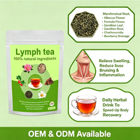 Té Herbal 100% Natural para Desintoxicación Linfática OEM, Favorece el Drenaje Linfático, Alivia la Hinchazón Corporal, Mejora la Digestión y el Metabolismo del Cuerpo