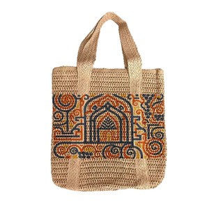 <span class=keywords><strong>Sac</strong></span> <span class=keywords><strong>fourre</strong></span>-<span class=keywords><strong>tout</strong></span> en paille tressée à la main printemps-été avec imprimé floral et papillon, <span class=keywords><strong>sac</strong></span> à main décontracté pour les vacances pour femmes et filles - Product Image 5