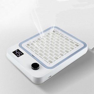 Profesional 80W silencioso fuerte colector de polvo de uñas Motor sin escobillas cuadrado plástico 80W silencioso fuerte Stofcollector Voor Pantser - Product Image 1