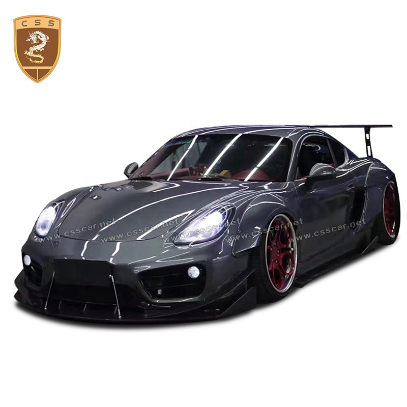 ポルシェケイマンボクスター981グラスファイバーワイドボディ