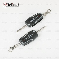 Télécommande de véhicule automobile pour voiture Transmetteur 433Mhz Clés de véhicule à distance pour étui de protection de clé de voiture