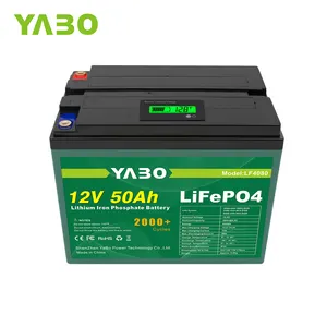 Sistema ricaricabile Smart BMS litio 50Ah 12V celle al litio Lifepo4 batteria per pannello solare 32650 32700 Lifepo4 50Ah