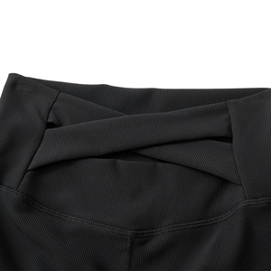 Shorts de yoga pour femmes de haute qualité, taille élastique, respirants, écologiques, grandes tailles, logo personnalisé, sport, fitness, prix bas - Product Image 5