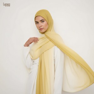 ヨーロッパの人気高級ムスリム女性用スカーフショールヒジャブ伸縮性プレミアムメラチリキッドジャージーヒジャブスカーフ - Product Image 1