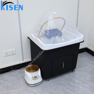 Lavabo à shampooing moderne Kisen avec circulation d'eau et vapeur, <span class=keywords><strong>bac</strong></span> portable pour le lavage des cheveux, pour salon de manucure - Product Image 6