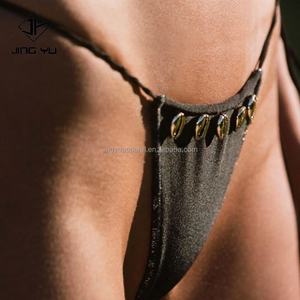 2024 Women Swimwear Bathing Suit 2024 Swimwear Custom Swimwear Swimsuit With logo Custom Rhinestone Metallic Shell Bikinis - Product Image 6