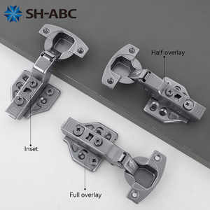 مفصلة خزانة هيدروليكية قابلة للتثبيت 35 مم بتشطيب أليكو، مفصلة أثاث المطبخ مع غطاء - Product Image 2