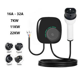 ZSWINNER-Estación de carga para el hogar, caja de pared tipo 2, EV, IP65, 5m, para uso interior/exterior, aplicación WiFi RFID - Product Image 3