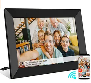 High Quality 7 Inch Clear Acrylic Frame WiFi Touch Screen Electronic Digital Photo Frame With Phone App Upload