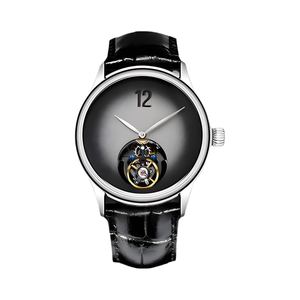 Reloj Mecánico Tourbillon de Lujo Ligero de 43 mm con Esfera de Piedra Natural, Estilo de Moda de Lujo Adecuado para Negocios, Correa de Cuero de 20 mm - Product Image 2
