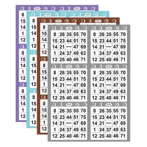 Bulk Custom Bingo Cards Printing Personalized Variable Data Digital Printing - Product Image 1
