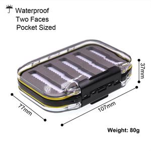 Boîtes de matériel de pêche en plastique étanche pour truite saumon <span class=keywords><strong>nymphe</strong></span> Streamer mouches <span class=keywords><strong>mouche</strong></span> crochet accessoire pour la pêche en rivière - Product Image 2