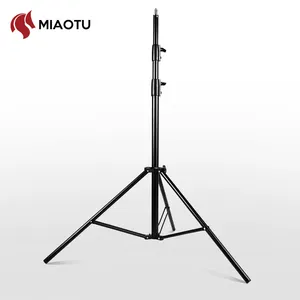 MIAOTU 2.8m Live Stream Ring Light Photography Tripod Stand Live Broadcast Phone Stand LED Ring Lamp Support Stand